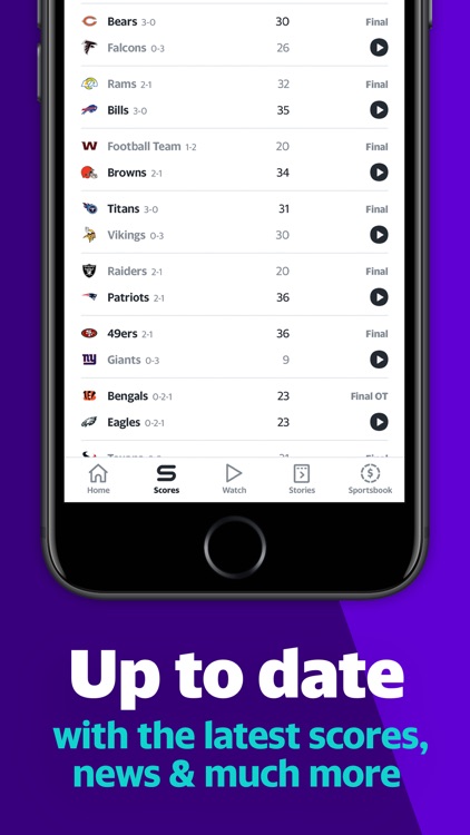 Yahoo Sports: Watch NFL games screenshot-3