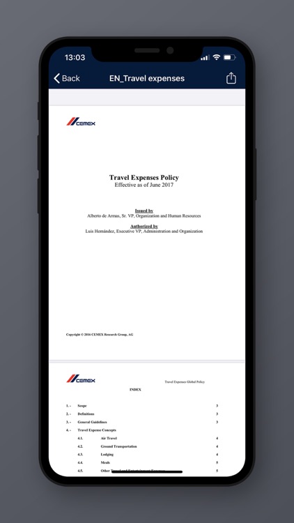 CEMEX Policies screenshot-4