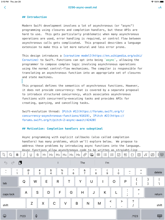 One Markdown screenshot 3