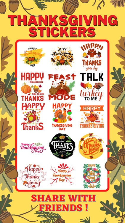 Thanksgiving Stickers ^_^