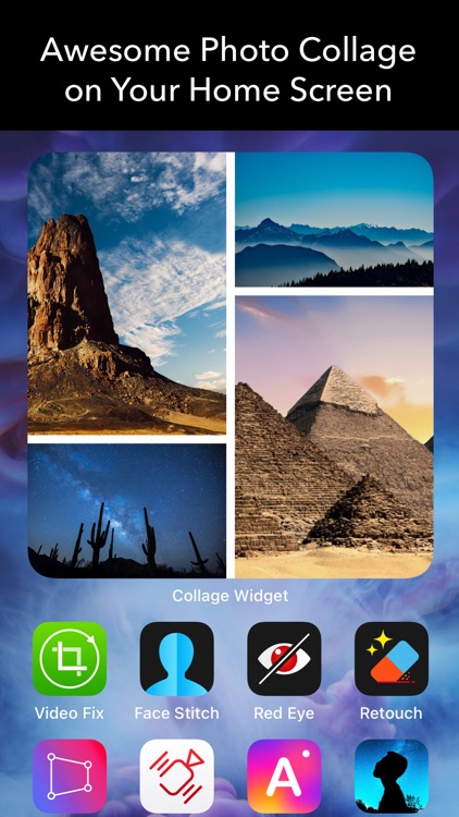 Collage Widget on Home Screen