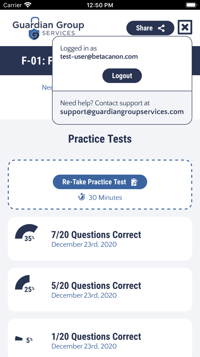 Fire Guard for Impairment F-01