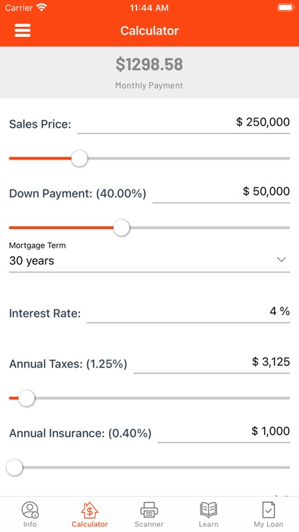 Keys Financial Mortgage App