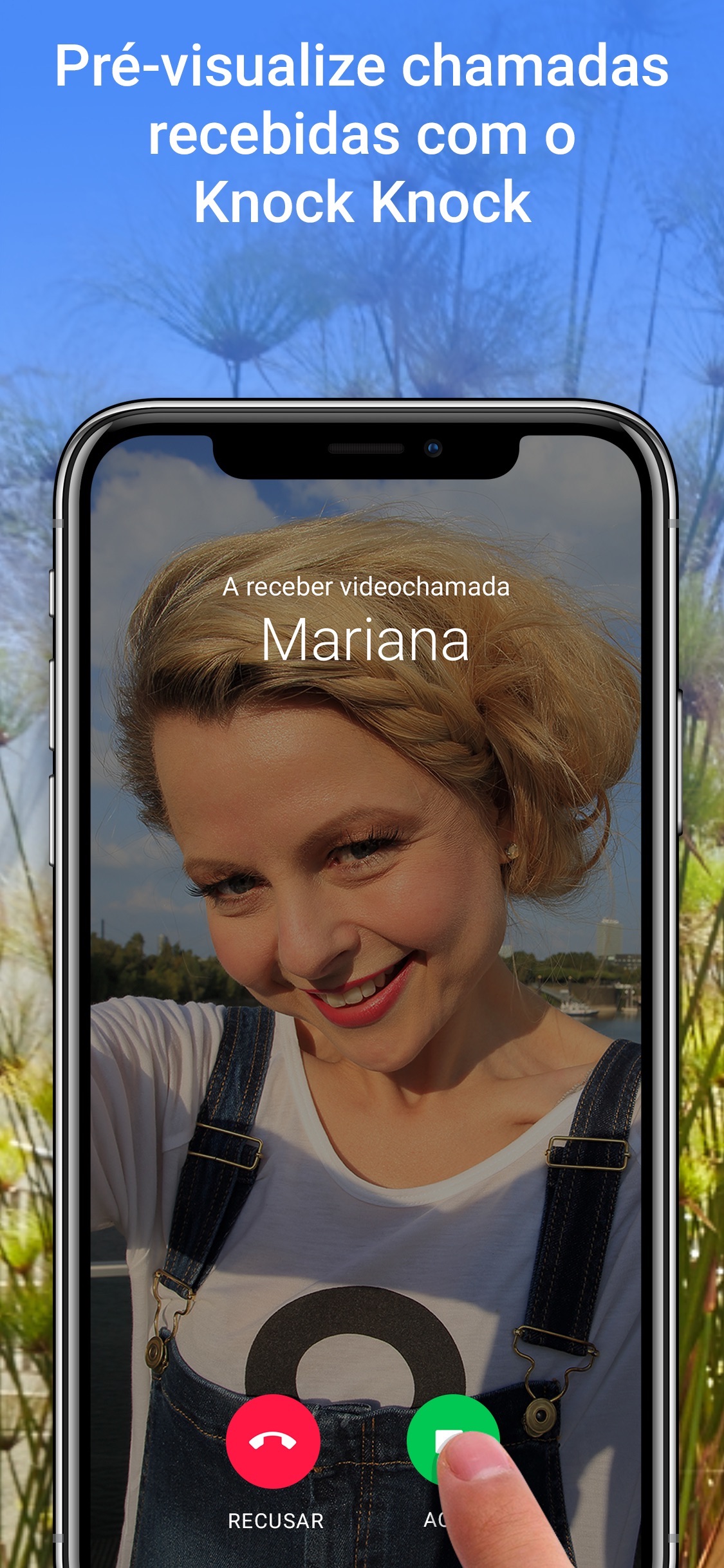 Screenshot do app Google Duo: Videochamadas