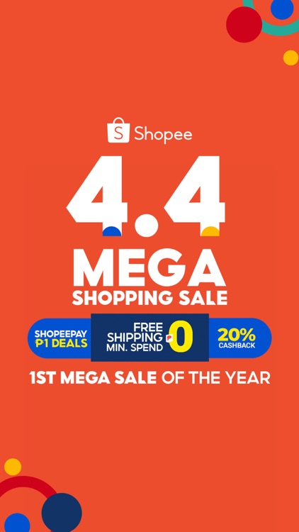 Shopee 4.4 Mega Shopping Sale