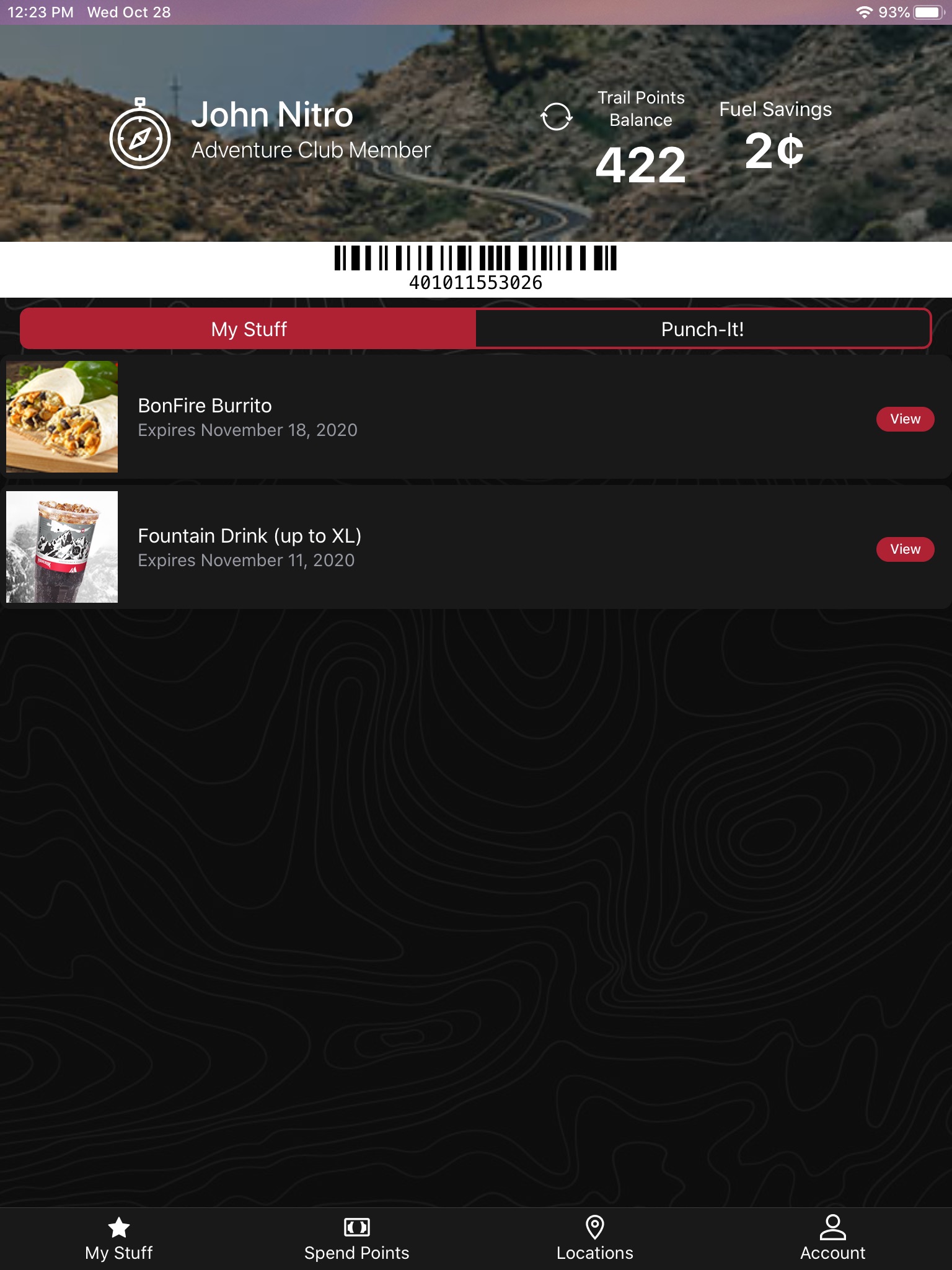 Maverik app screenshot 3