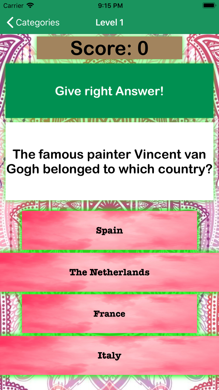 Art N Culture Queries