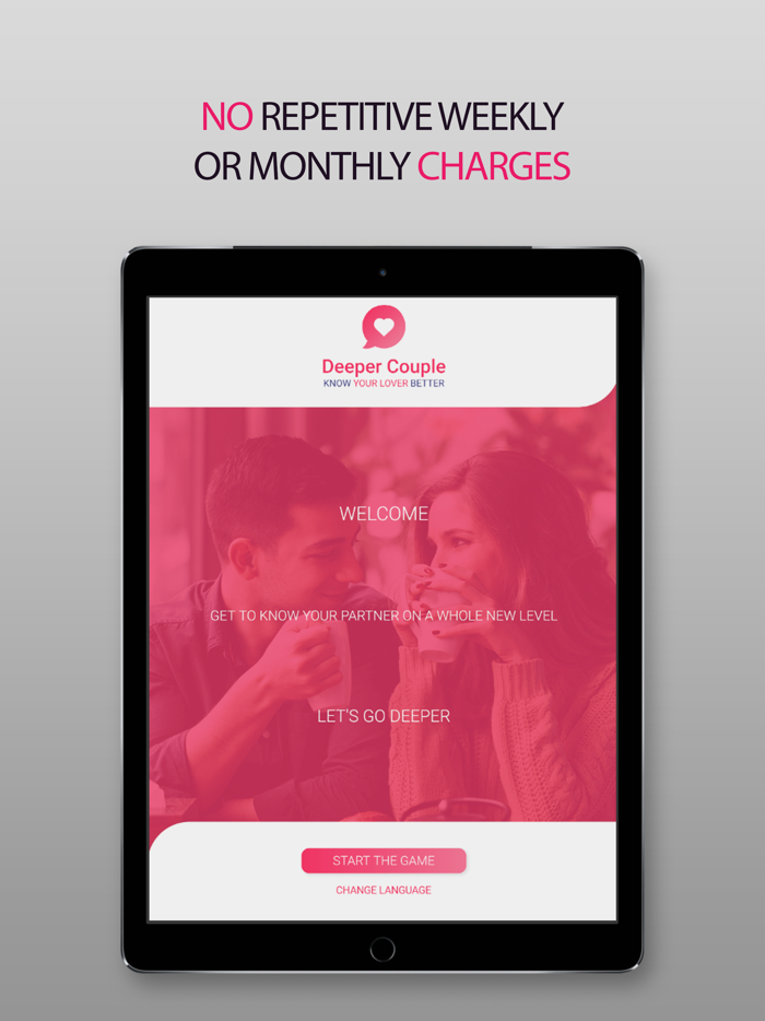 Deeper Couple questions game