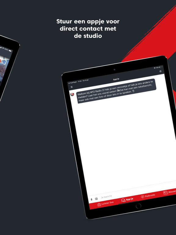 NPO Radio 2 iPad app afbeelding 3