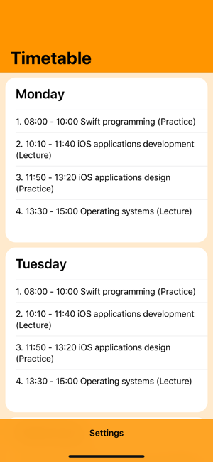 Timetable - School&University(圖1)-速報App