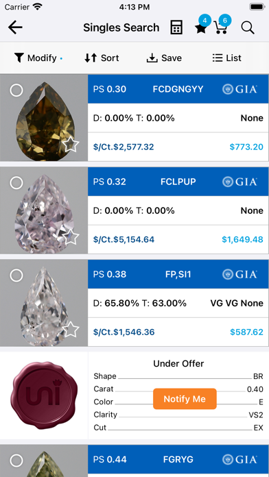 UNI Diamonds screenshot 4