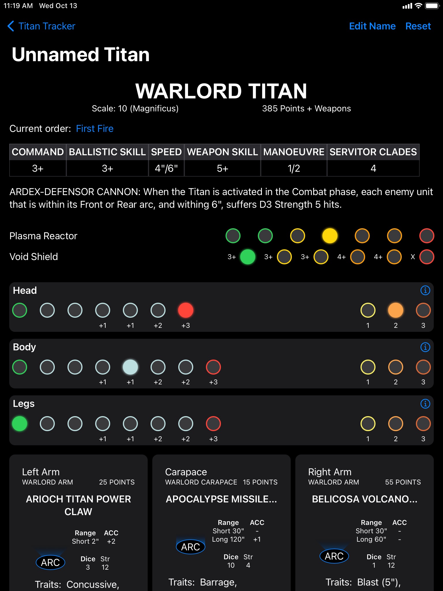Titan Tracker screenshot 2