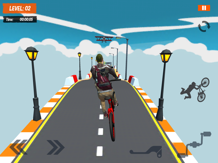 BMX Mega Ramps Stunt Race Game