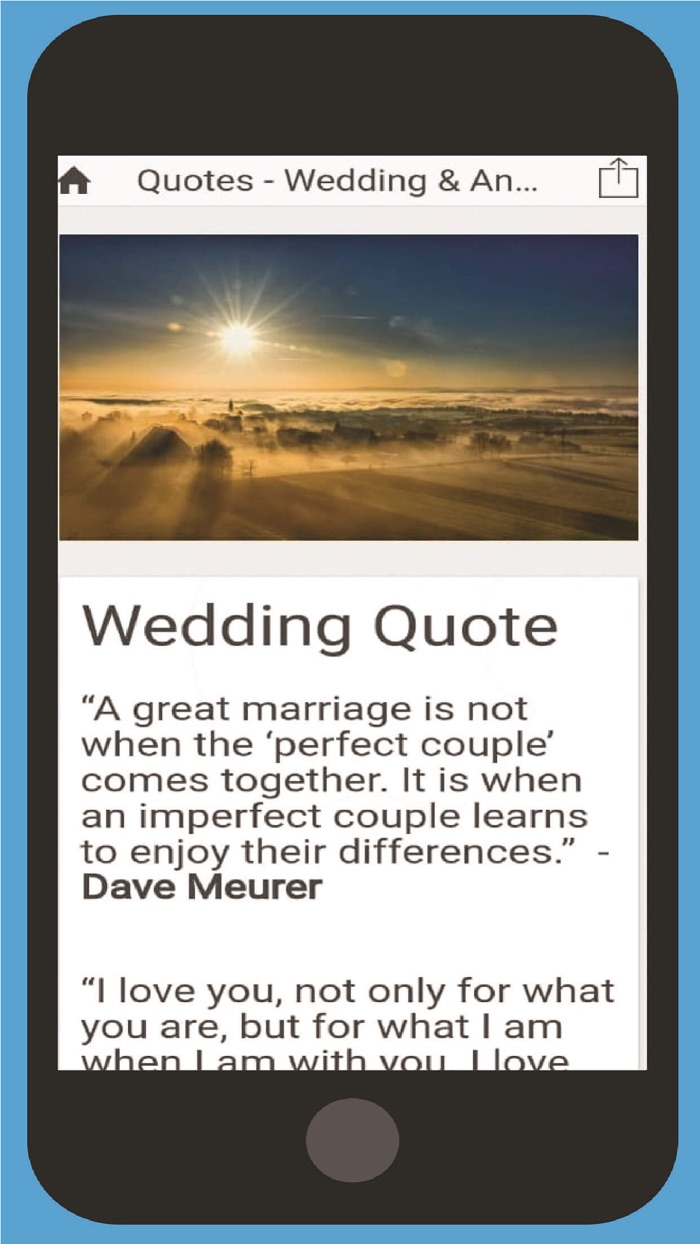 wedding anniversary quote card