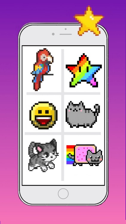 Pet Coloring Book - Pixel Art