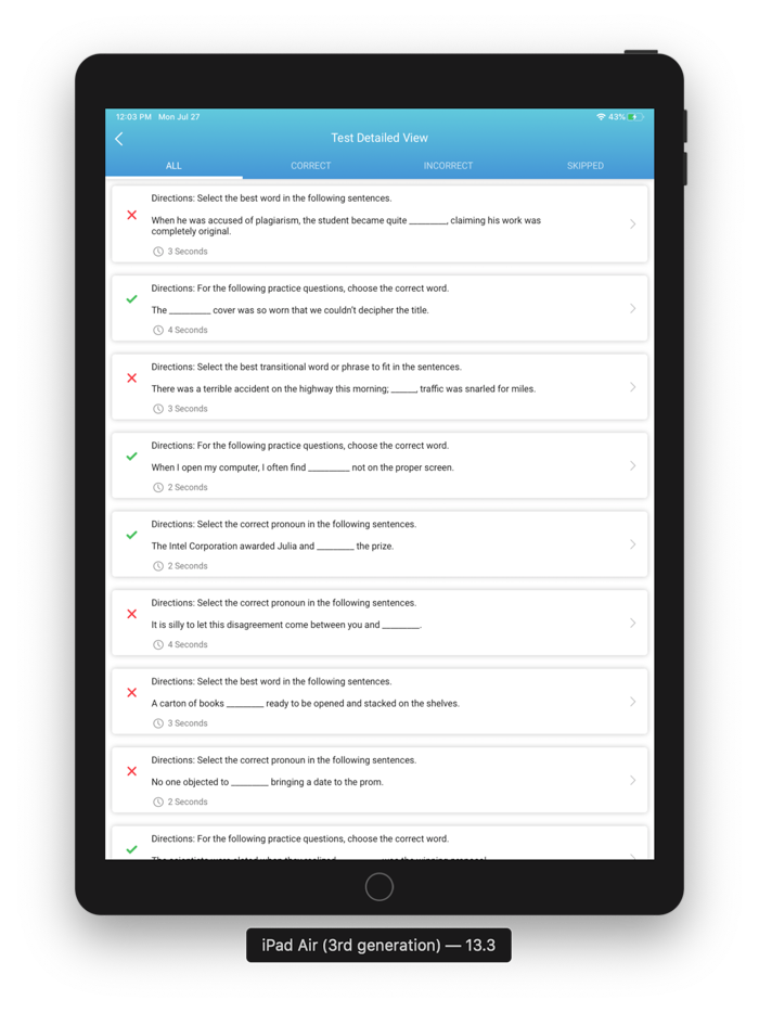 CliffsNotes SAT Test prep