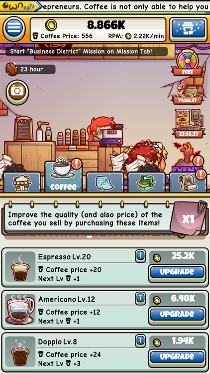 Own Coffee Shop: Idle Game screenshot-6