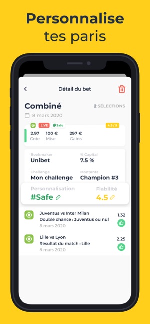 BetM - Gestion Paris Sportifs(圖7)-速報App