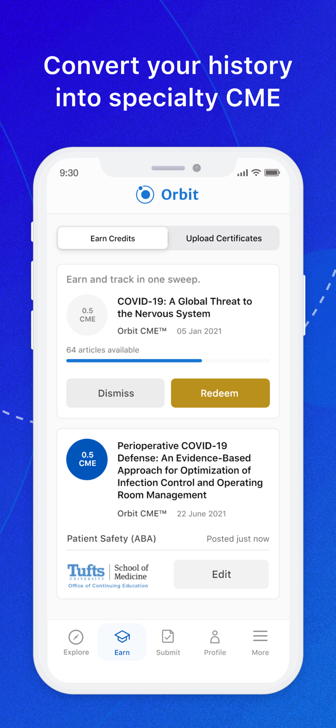 Orbit CME – Search  Discover