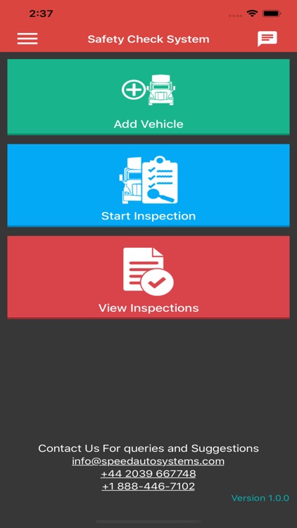 UK Vehicle Safety Check(SCS)