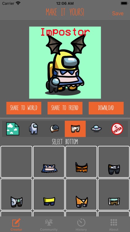 Avatar Maker for Among Us