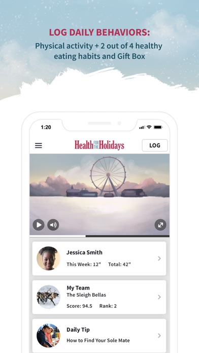 Health for the Holidays screenshot 2