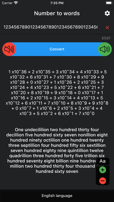 Number -> Words screenshot 4