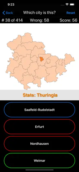 Game screenshot Germany Map Quiz hack