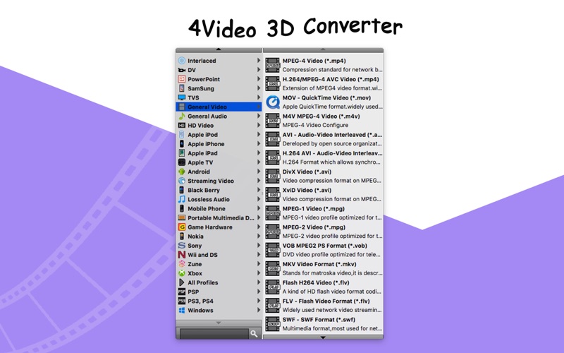 4Video 3D Converter - 2D 到 3D