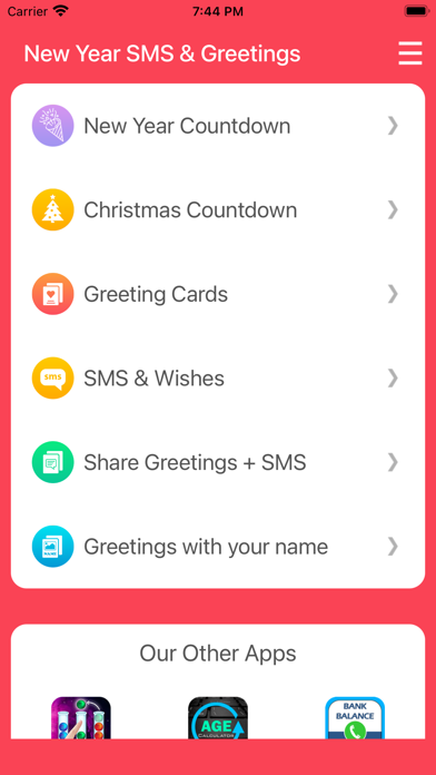 How to cancel & delete New Year 2020 Greetings & SMS from iphone & ipad 1