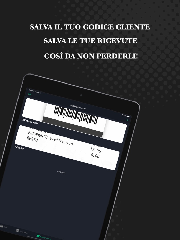 Memorandum Gestione Scontrini