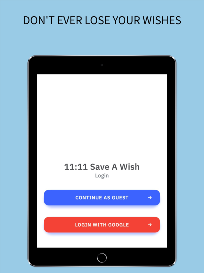 1111 Save Your Wishes