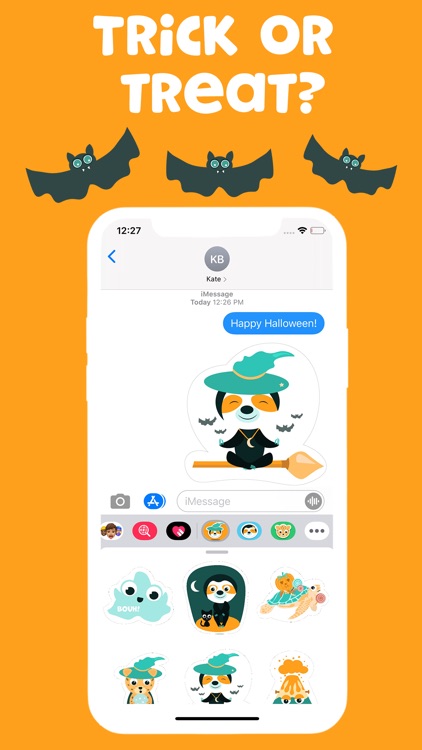 Tropicoji Halloween Stickers