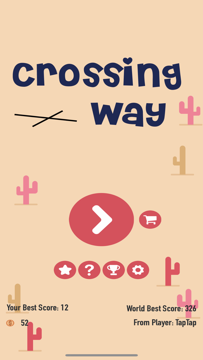 Crossing way Cross the roads