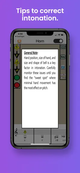 Game screenshot Horn Fingering & Tuning hack