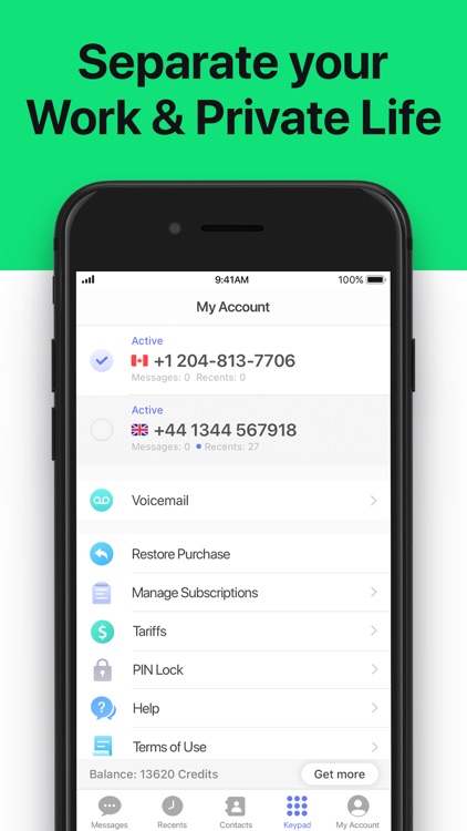 2Number - Second Phone Number screenshot-3