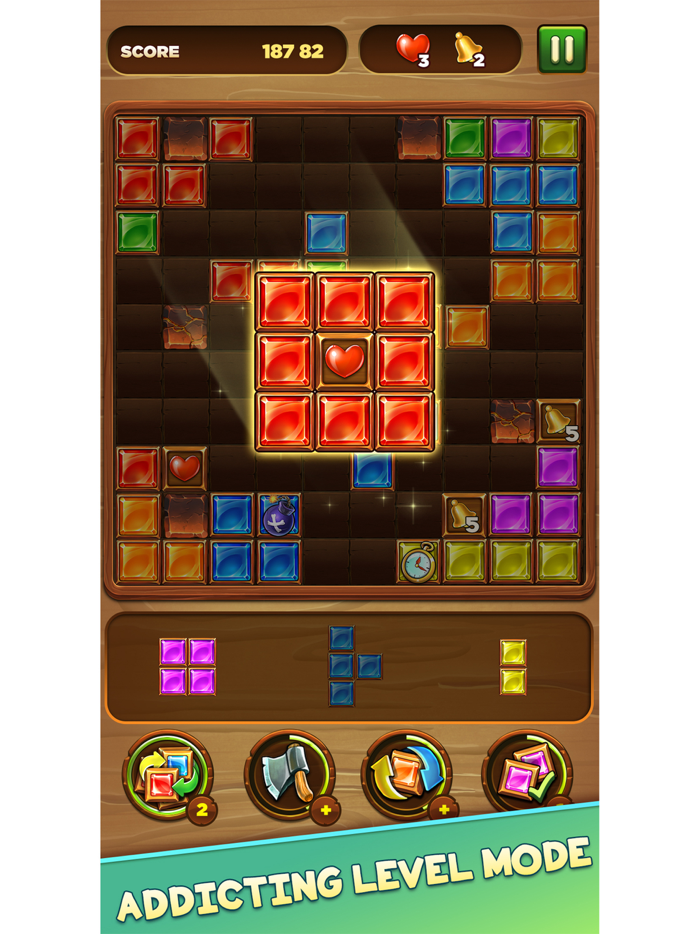 Wood block puzzle blast