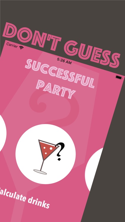 Party alcohol calculator