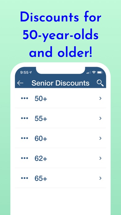 Senior Discounts & Coupons Screenshot