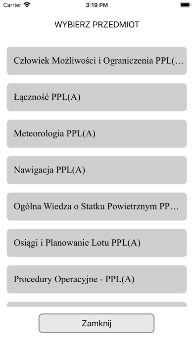 Egzamin ULC PPL(A) screenshot 2