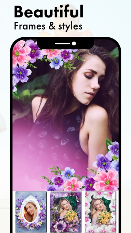 Purple Flower Photo Frames screenshot-5