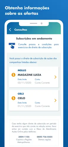 Screenshot 7 CAIXA Ações Online iphone