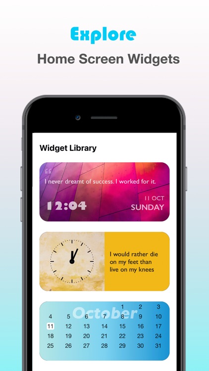 Your Widgets