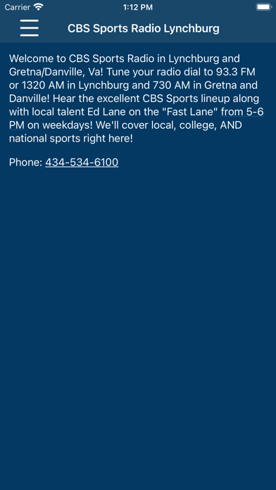 CBS Sports Radio Lynchburg screenshot 3