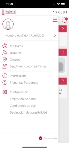 Captura de Pantalla 5 GVA +Salut iphone
