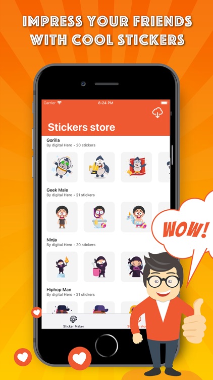 How to create whatsapp sticker easily?😎 #voltbar #whatsapp #stickers