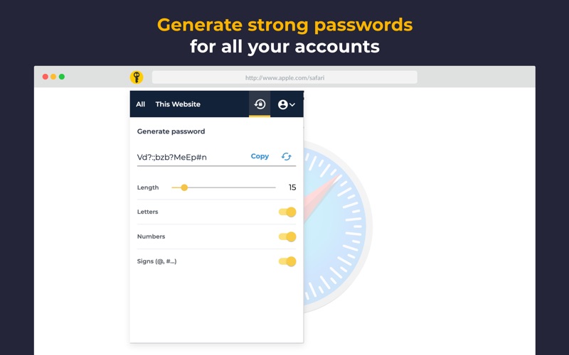 CyberGhost: Password Manager Screenshot