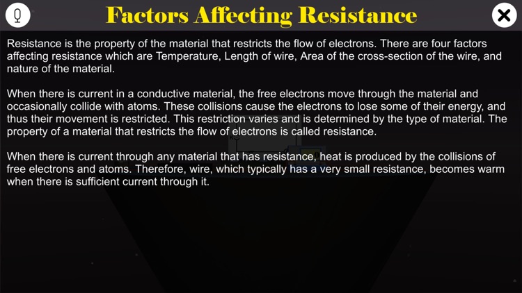 Factors Affecting Resistance screenshot-0