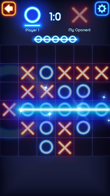Tic Tac Toe Glow - Puzzle Game screenshot-3
