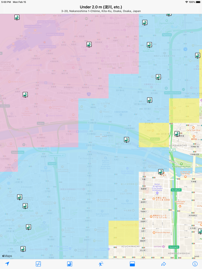 Flood Checker Kansai Japan